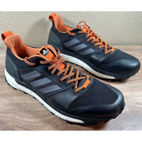 Adidas CG4025 Supernova Boost Trail Running Shoes Mens Size 12 - Black Carbon - Picture 5 of 13